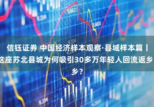 信钰证券 中国经济样本观察·县域样本篇丨这座苏北县城为何吸引30多万年轻人回流返乡？